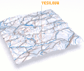 3d view of Yeşilova