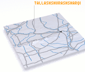 3d view of Tall ash Shūr ash Sharqī