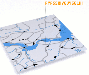 3d view of Ryasskiye Vyselki