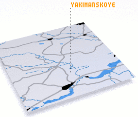 3d view of Yakimanskoye