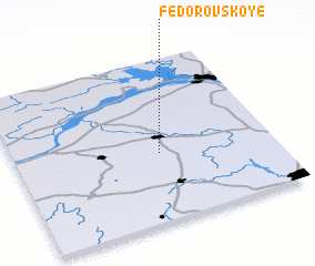 3d view of Fëdorovskoye