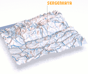 3d view of Sergenkaya