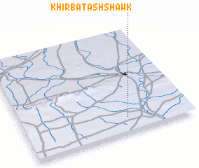 3d view of Khirbat ash Shawk