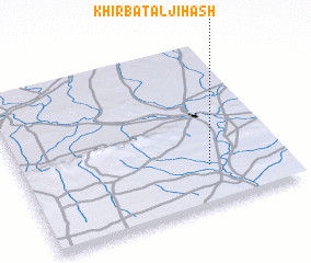 3d view of Khirbat al Jiḩāsh