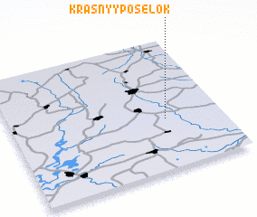 3d view of Krasnyy Posëlok