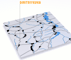 3d view of Dimitriyevka