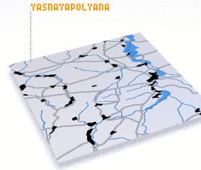 3d view of Yasnaya Polyana