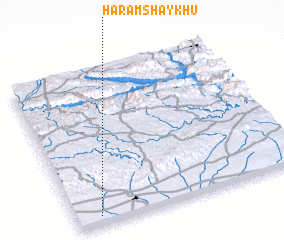 3d view of Ḩaram Shaykhū