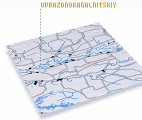 3d view of Uprazdno-Kagal\