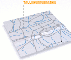 3d view of Tall Khurnūb Rashīd