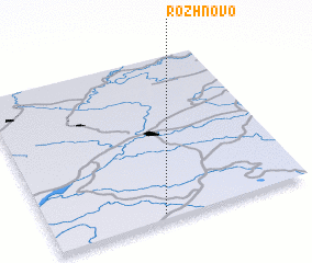 3d view of Rozhnovo