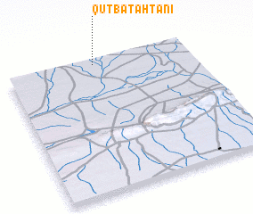 3d view of Quţbā Taḩtānī