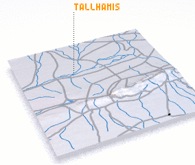 3d view of Tall Ḩamīs