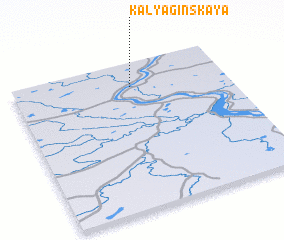 3d view of Kalyaginskaya