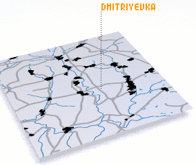 3d view of Dmitriyevka