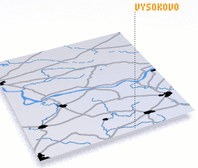 3d view of Vysokovo