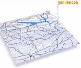 3d view of Qubūr Ḩarb