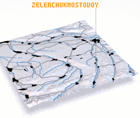 3d view of Zelenchuk Mostovoy