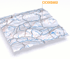 3d view of Çiçekdağı