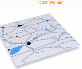 3d view of Pozdnyakovo