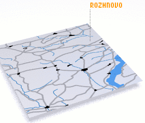 3d view of Rozhnovo