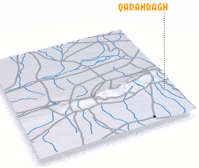 3d view of Qarah Dāgh