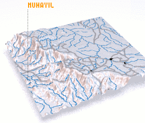 3d view of Muḩāyil