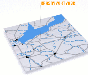 3d view of Krasnyy Oktyabr\