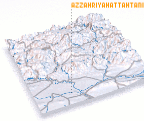 3d view of Az Zahrīyah at Taḩtānīyah