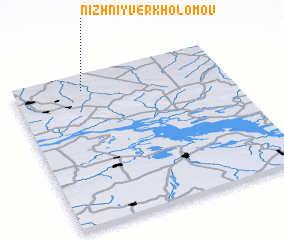 3d view of Nizhniy Verkholomov