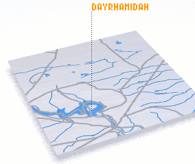 3d view of ((Dayr Ḩamīdah))