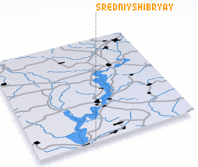 3d view of Sredniy Shibryay