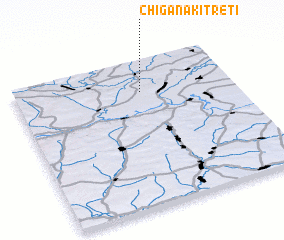 3d view of Chiganaki Tret\