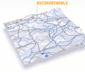 3d view of Küçük Ortakale