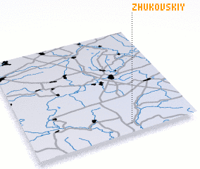 3d view of Zhukovskiy