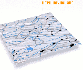 3d view of Verkhniy Kalaus