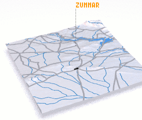 3d view of (( Zummār ))