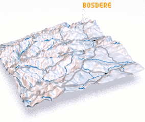 3d view of Boşdere