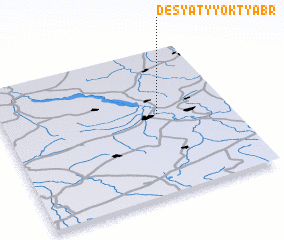 3d view of Desyatyy Oktyabr\