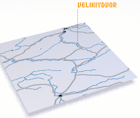 3d view of Velikiy Dvor