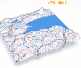 3d view of Yeşilkaya