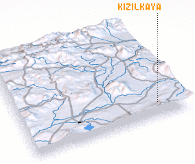 3d view of Kızılkaya