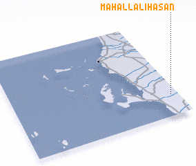 3d view of Maḩall ‘Alī Ḩasan