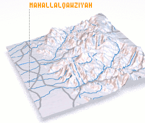 3d view of Maḩall al Qawzīyah