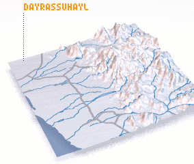 3d view of Dayr as Suhayl