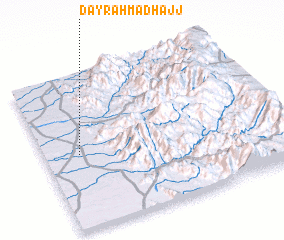 3d view of Dayr Aḩmad Ḩājj