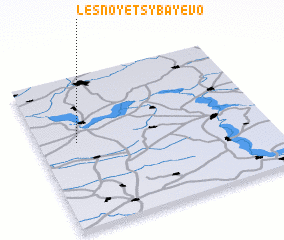 3d view of Lesnoye-Tsybayevo