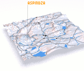 3d view of Aspindza