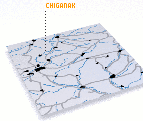 3d view of Chiganak