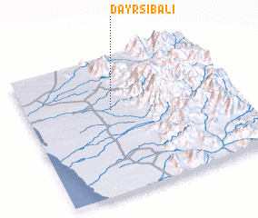 3d view of Dayr Sīb ‘Alī